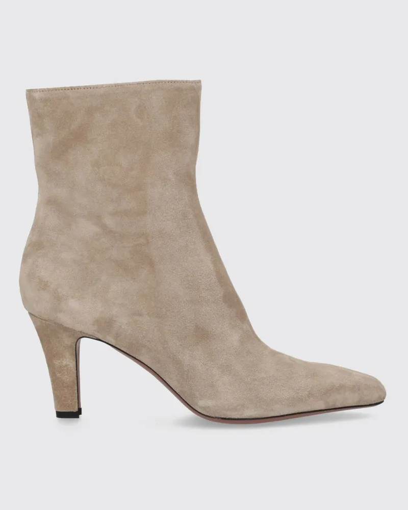 Paris Texas Belle Stiefeletten aus Wildleder mit Stilettoabsatz Beige