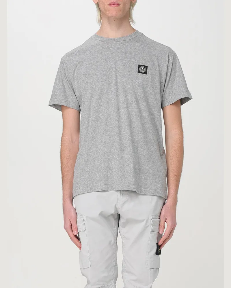Stone Island T-shirt herren Grau