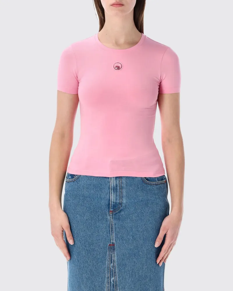 Marine Serre T-shirt damen Pink