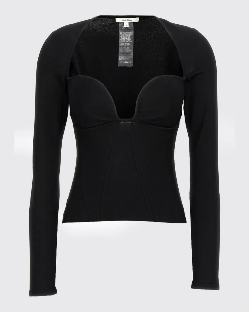 Nensi Dojaka Top damen Schwarz