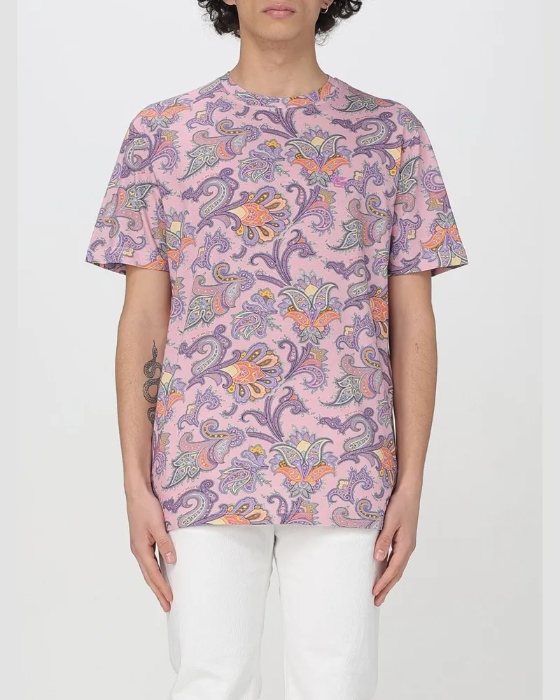 Etro T-shirt herren Pink