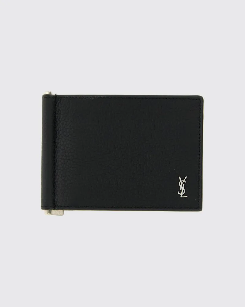 Saint Laurent Portemonnaie herren Schwarz