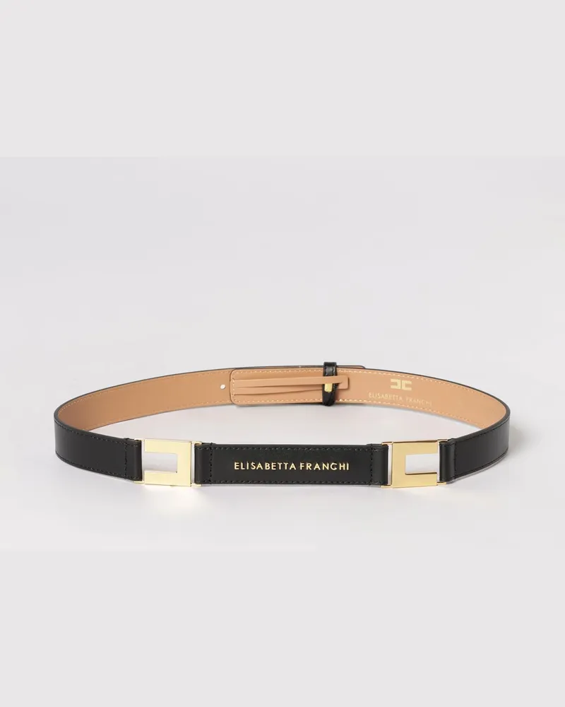 Elisabetta Franchi Gürtel damen Schwarz