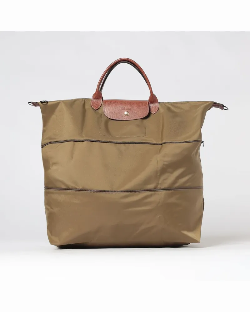 Longchamp Le Pliage Original Reisetasche aus recyceltem Nylon Olive