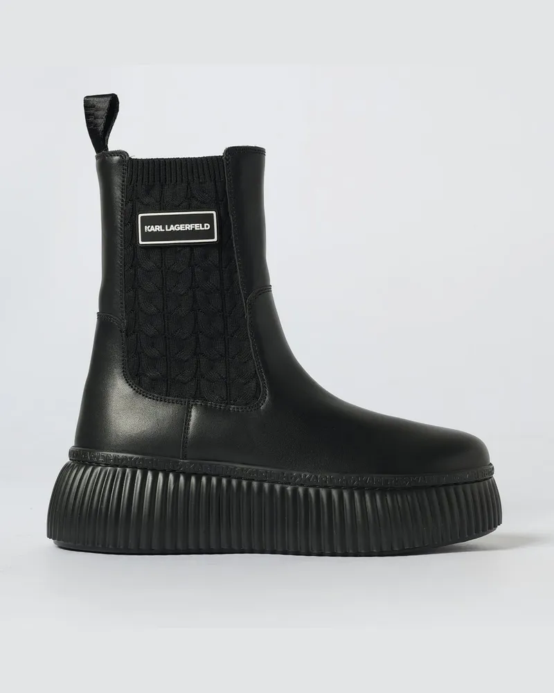 Karl Lagerfeld Flache stiefeletten damen Schwarz