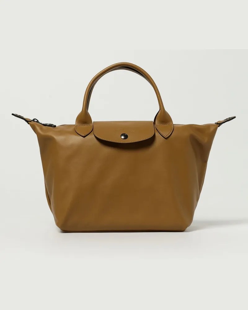 Longchamp Schultertasche damen Tabak