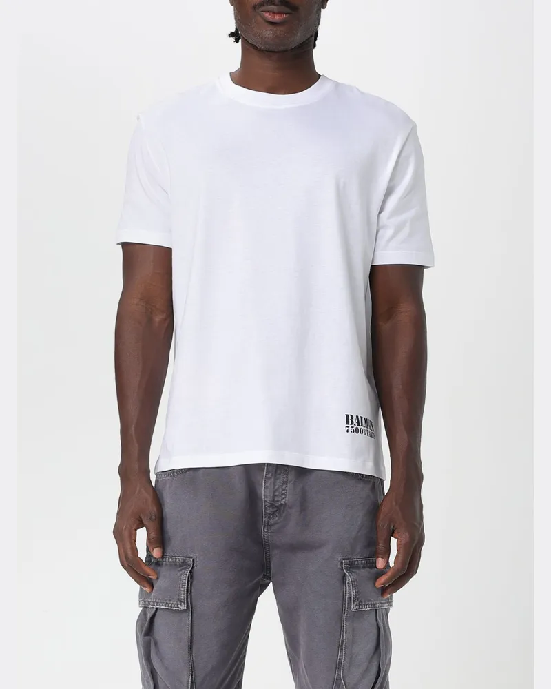 Balmain T-shirt herren Weiß