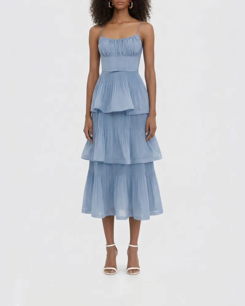 Zimmermann Kleid damen Blau