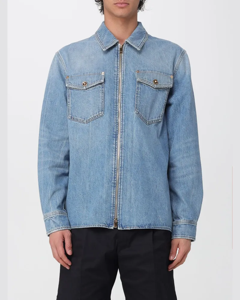 Versace Hemd herren Blau
