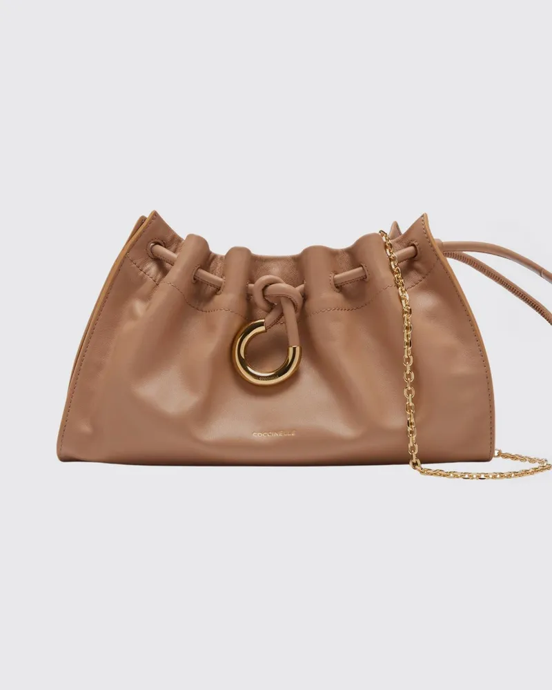 Coccinelle Schultertasche damen Camel