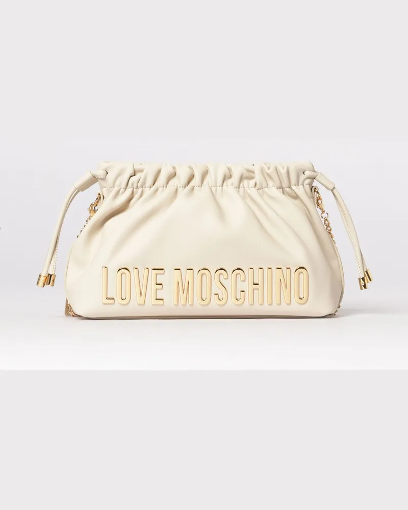 Moschino Schultertasche damen Ivory