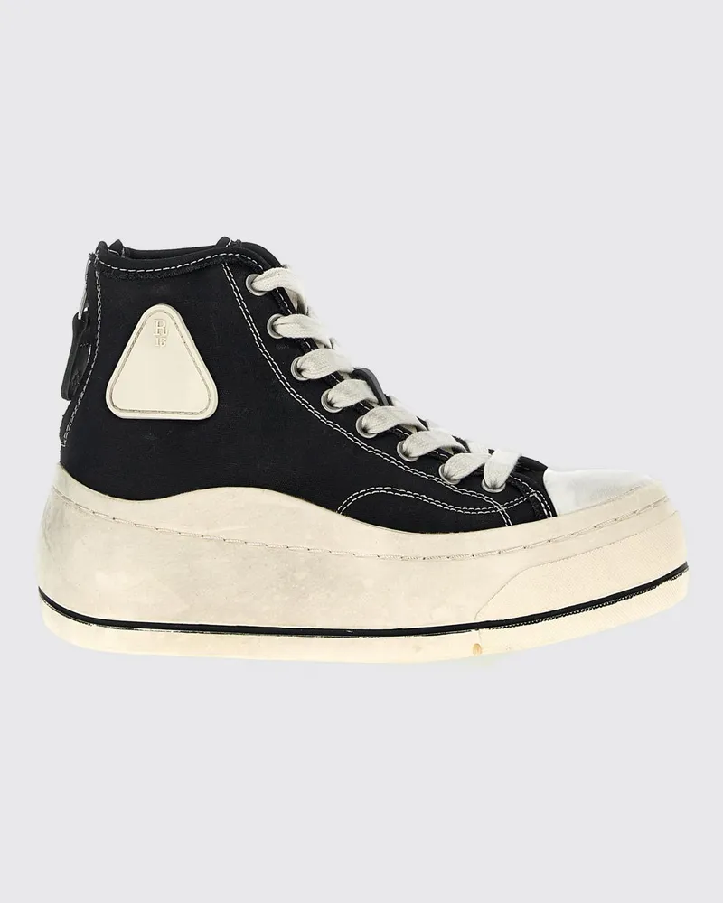R13 Kurt Canvas-Sneakers Schwarz