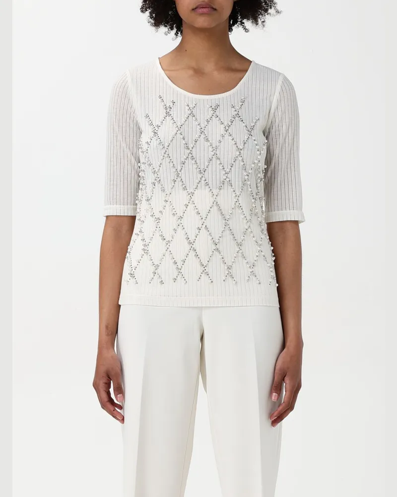 Twin-Set Top damen Weiß