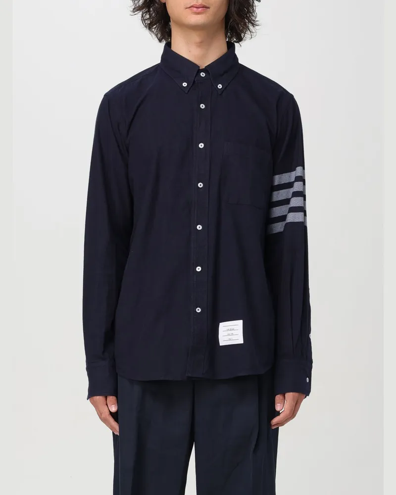 Thom Browne Hemd Blau