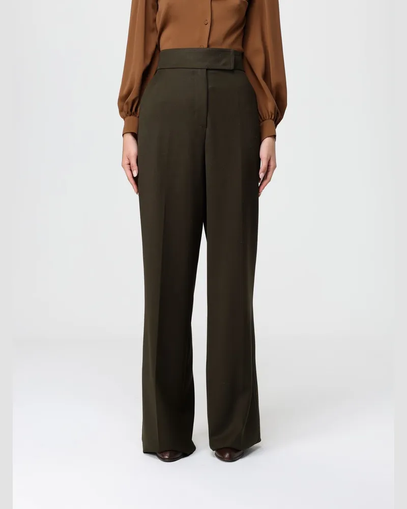 Max Mara Hose damen Moosgrün