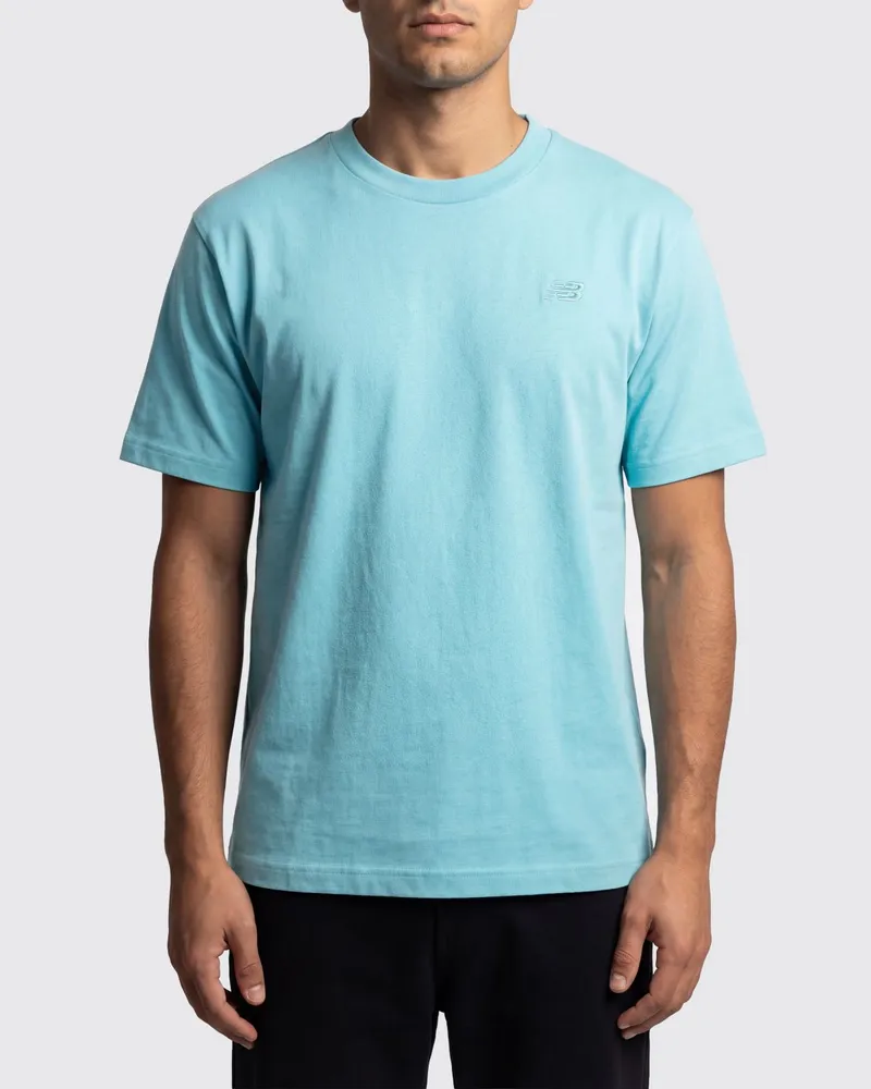 New Balance T-shirt herren Hellblau