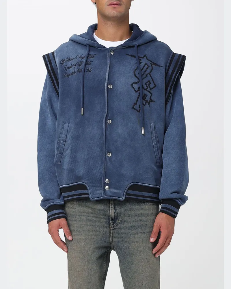 OFF-WHITE Sweatshirt herren Blau