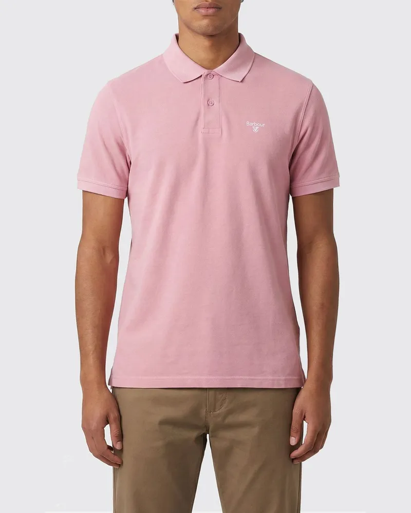 Barbour Polo herren Pink