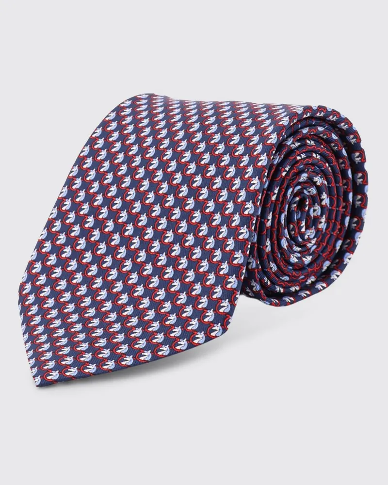 Ferragamo Krawatte herren Navy
