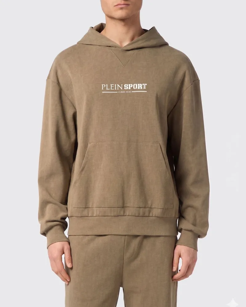 Philipp Plein Kapuzen-Sweatshirt aus Baumwolle mit Logo Grün