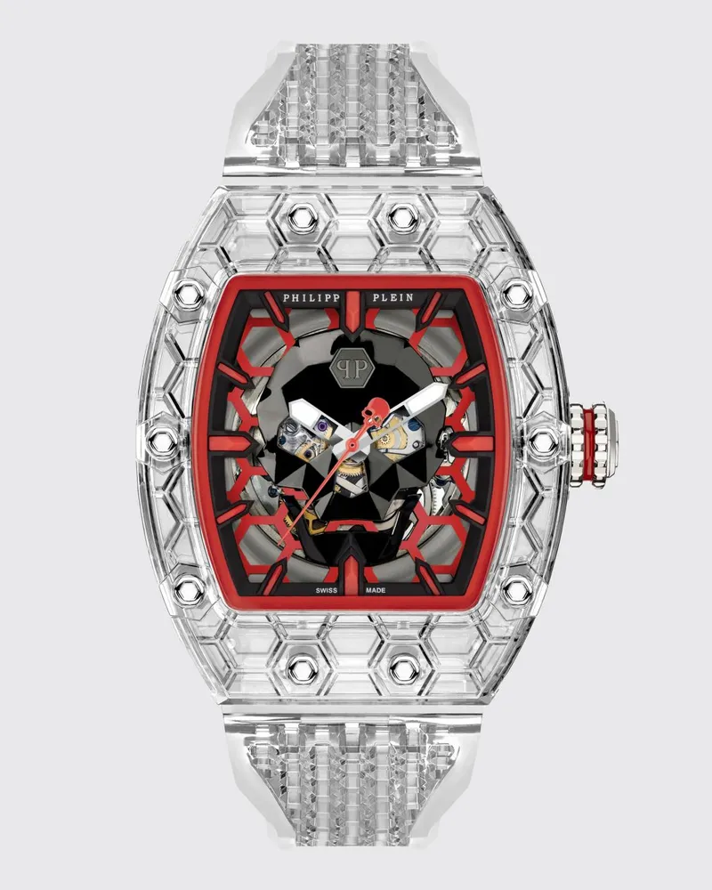 Philipp Plein Crypto King Red Cry$tal $layer Uhr Rot