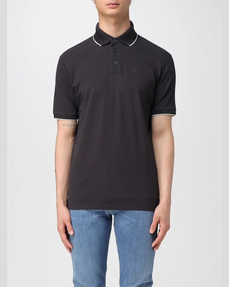 Emporio Armani Polo herren Schwarz