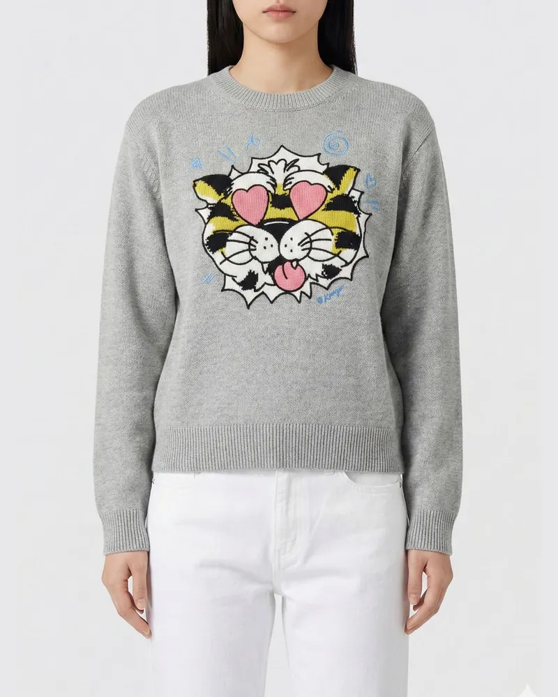 Kenzo Strickjacke damen Grau
