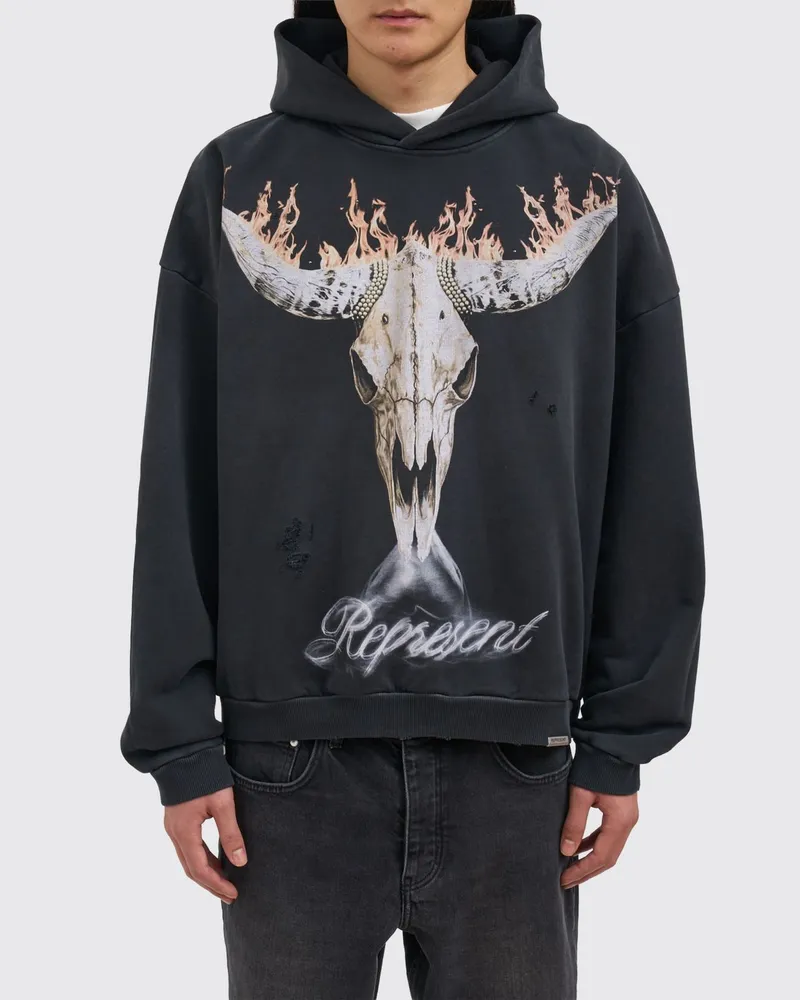 REPRESENT Sweatshirt herren Schwarz