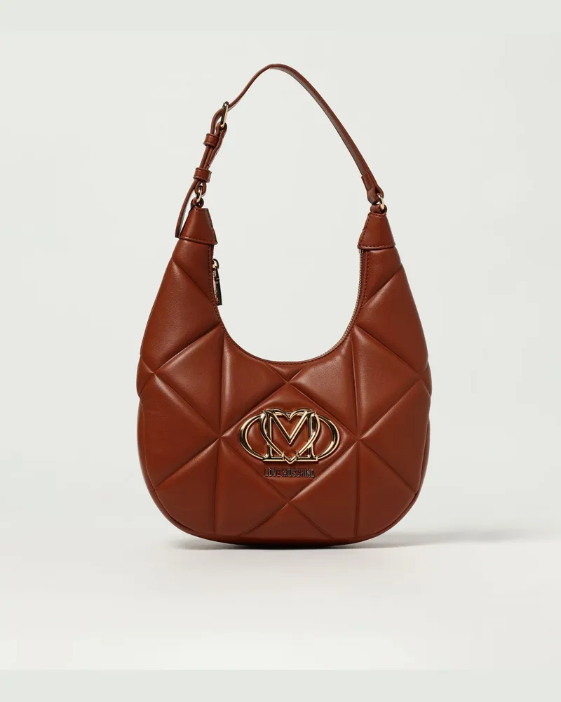 Moschino Schultertasche damen Braun