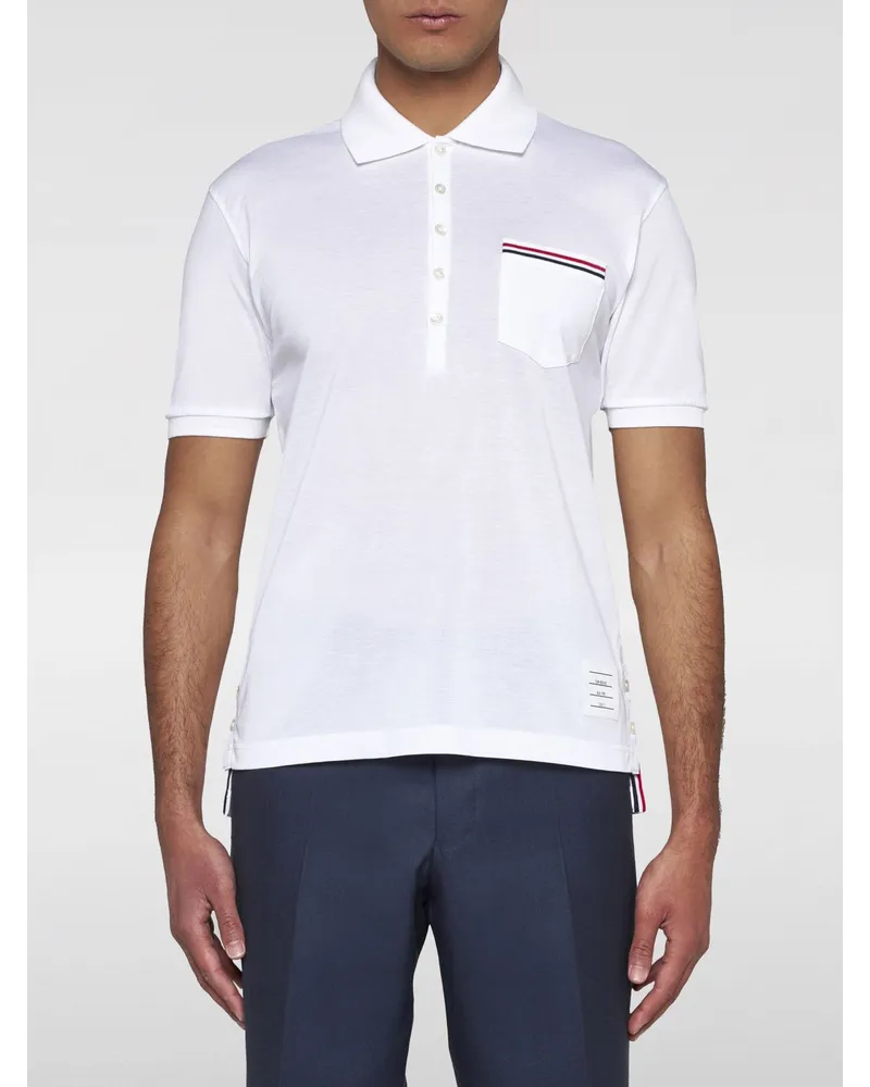 Thom Browne Polo herren Weiß
