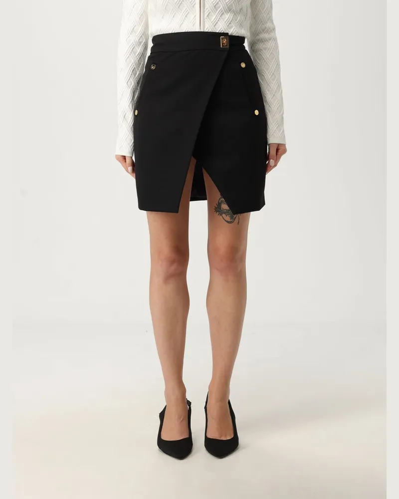 Elisabetta Franchi Rock damen Schwarz