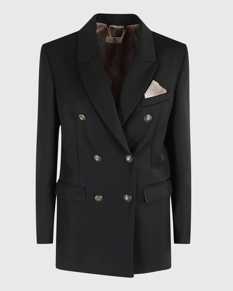 Elisabetta Franchi Jacke damen Schwarz