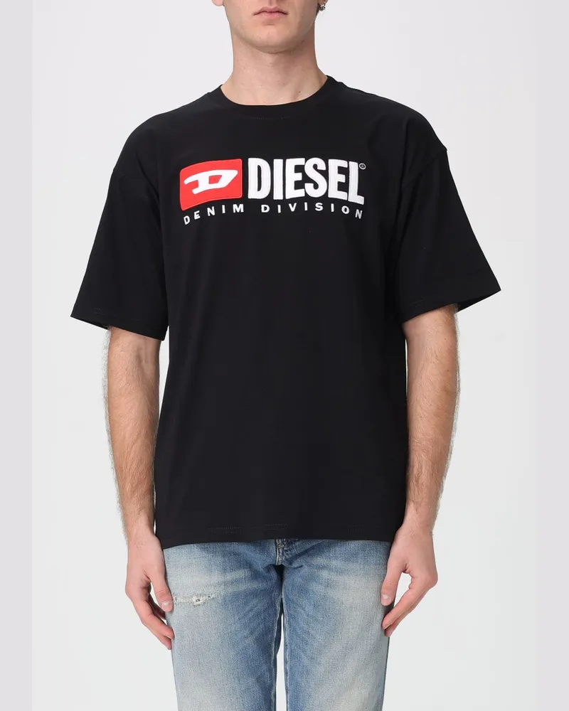 Diesel T-shirt herren Schwarz