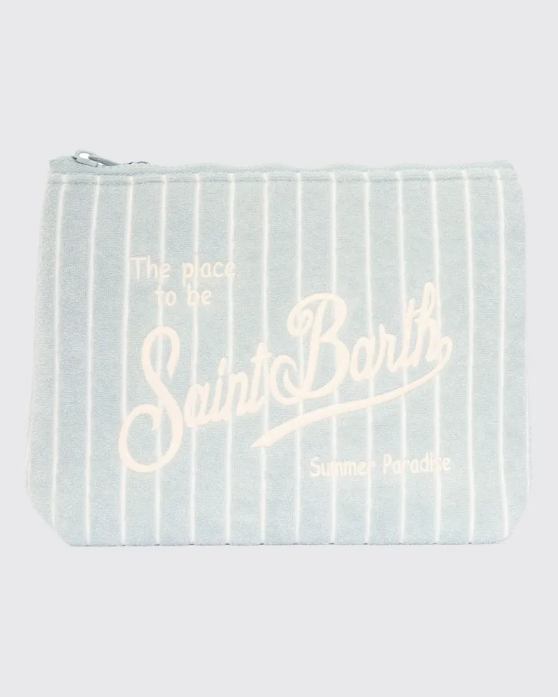 MC2 Saint Barth Aline Chenille- und Baumwollfrottee-Pochette Bunt
