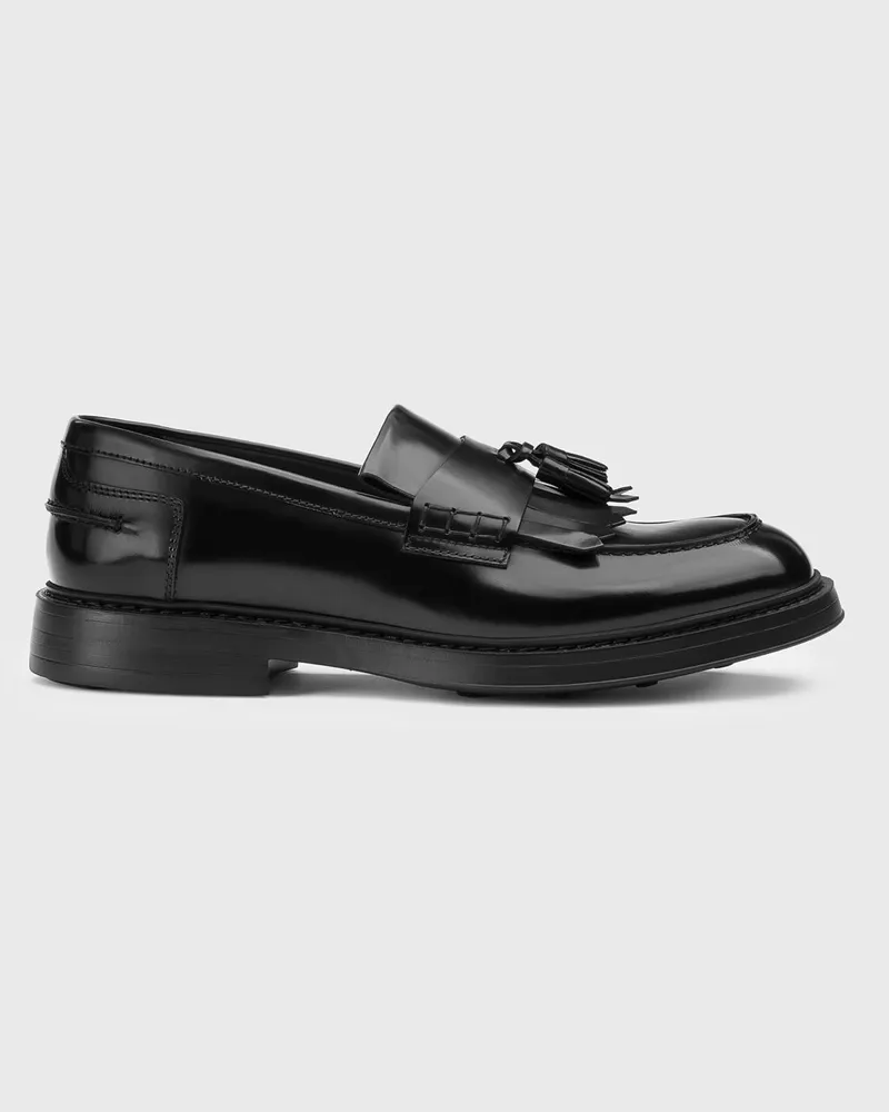 Doucal´s Mokassins herren Schwarz
