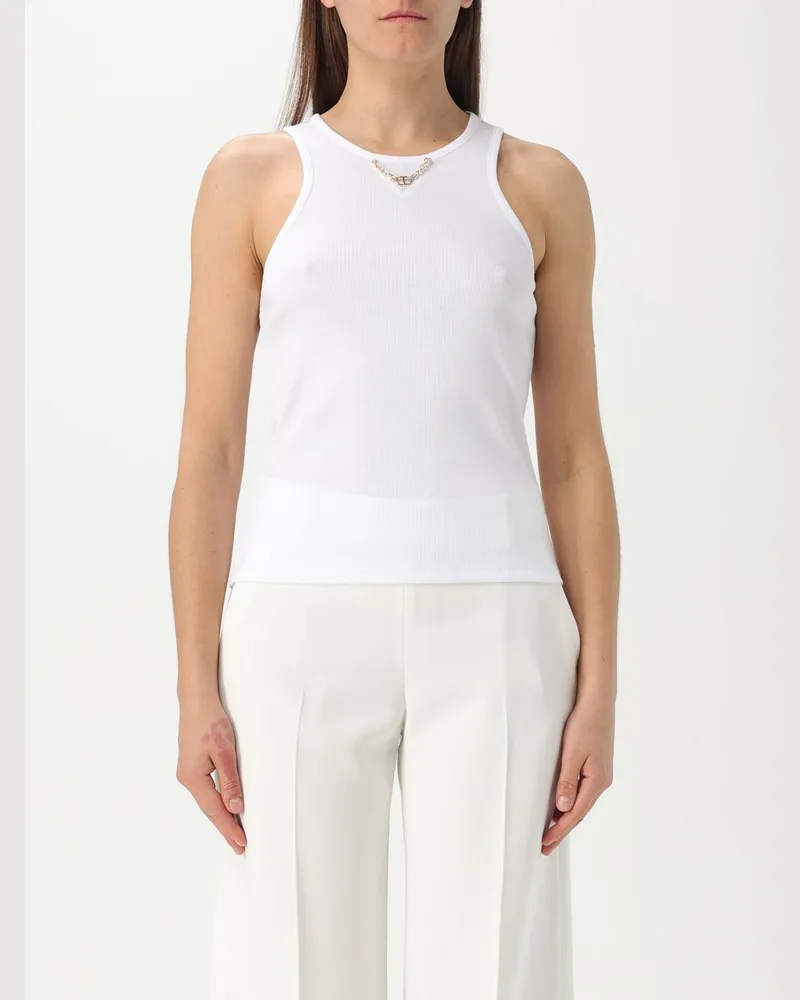 Twin-Set Top damen Weiß