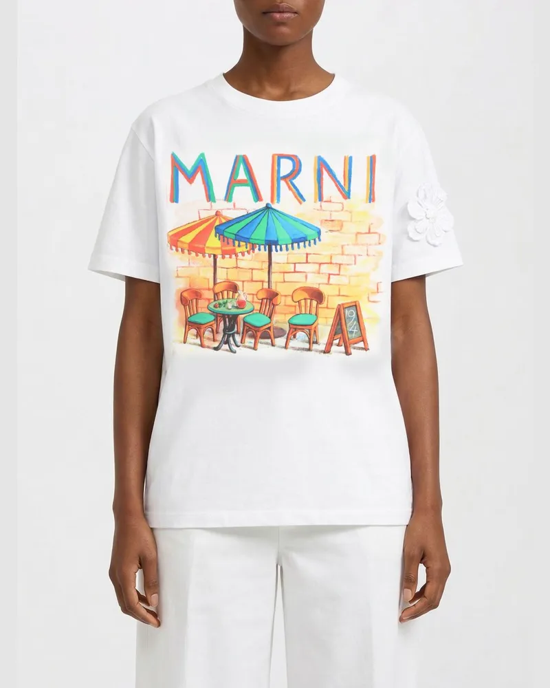 Marni T-shirt damen Weiß