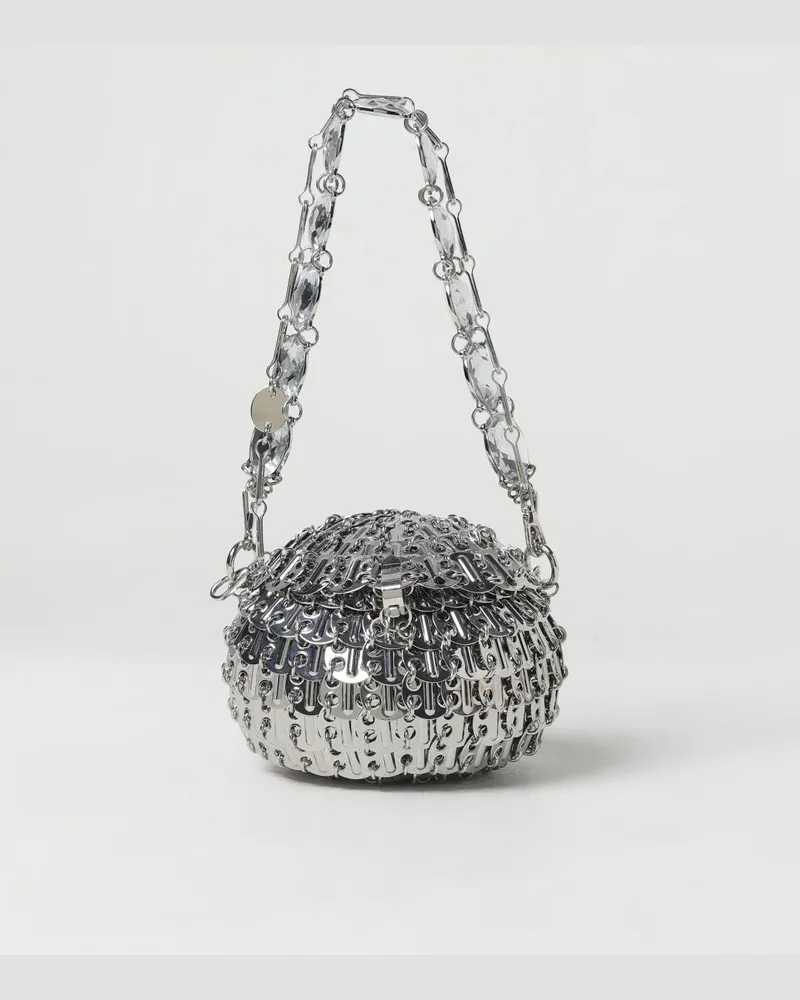 Paco Rabanne Schultertasche damen Silber