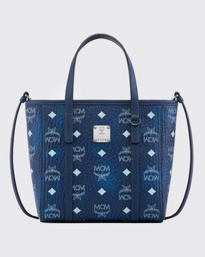 MCM Schultertasche damen Blau
