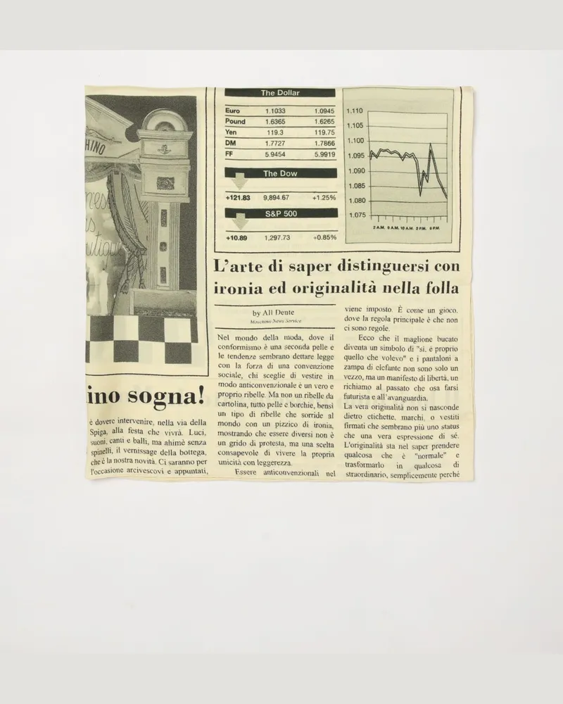 Moschino Seidentuch damen Bunt