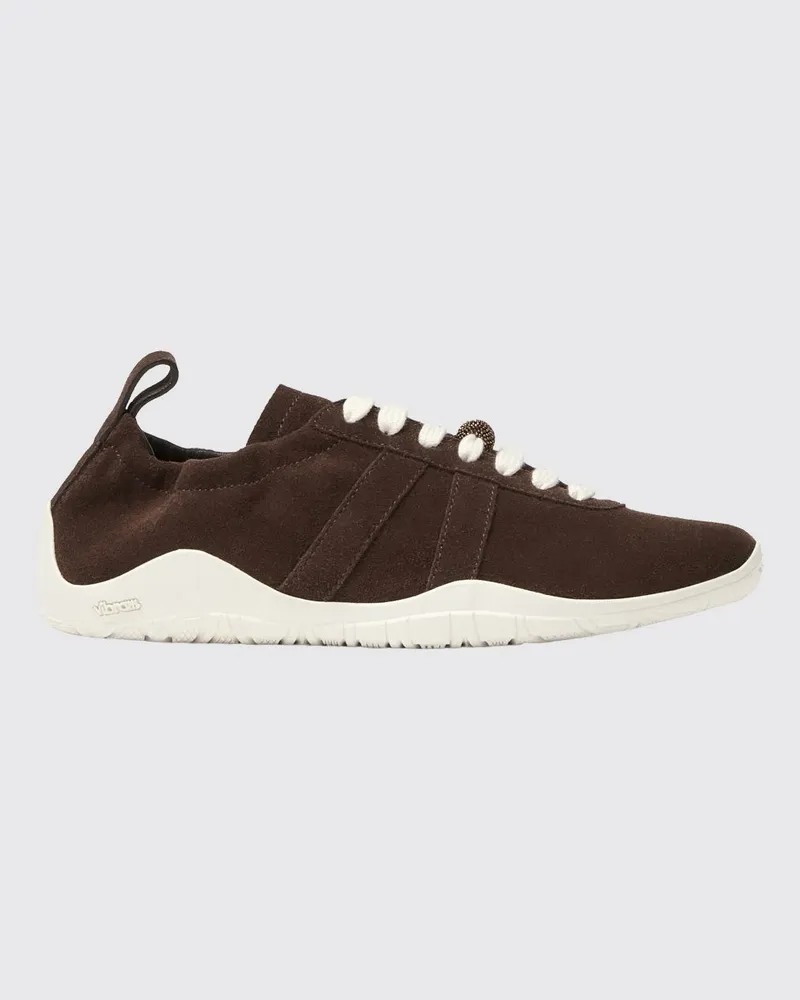 Fabiana Filippi Low-Top-Sneakers von aus Wildleder mit Vibram-Sohle Ebony