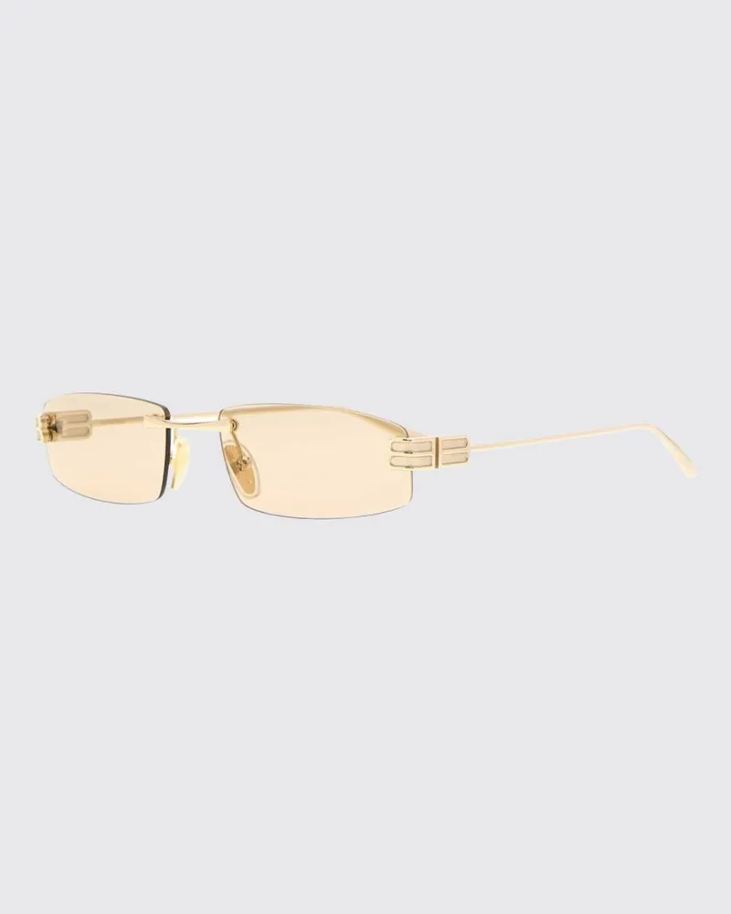Balenciaga Gossip Sonnenbrille aus Metall Braun