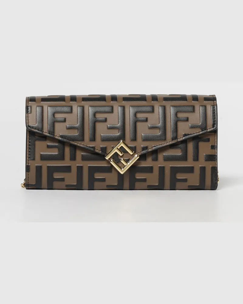 Fendi Schultertasche damen Tabak