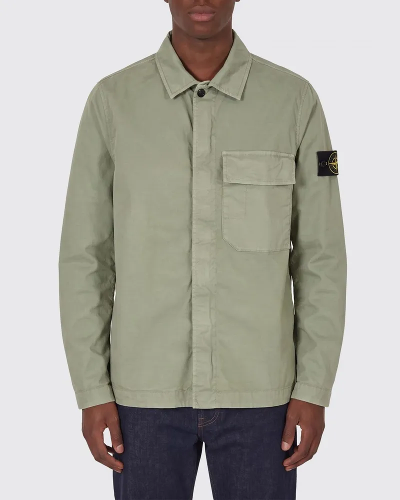 Stone Island Baumwolljacke Sage