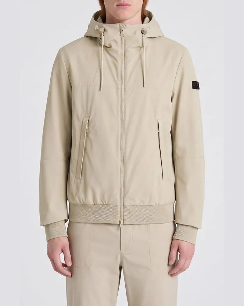 Peuterey Uyapo Nylon-Kapuzenjacke Cream
