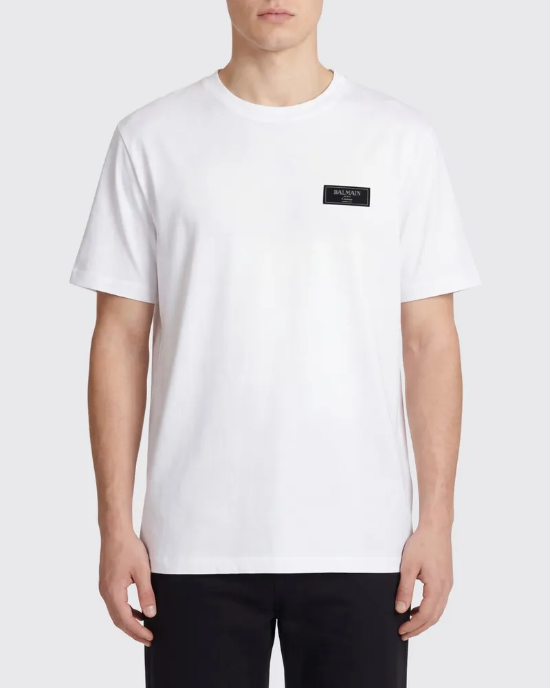 Balmain T-shirt herren Weiß