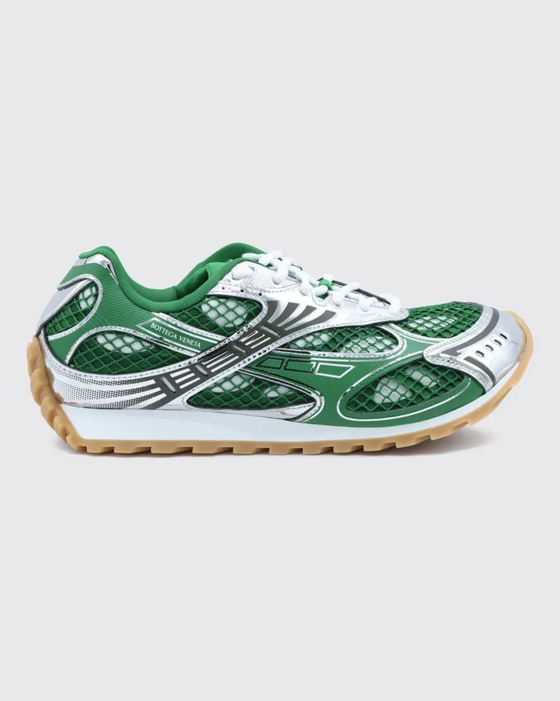 Bottega Veneta Orbit Sneakers aus technischem Mesh im Bicolor-Design Grün