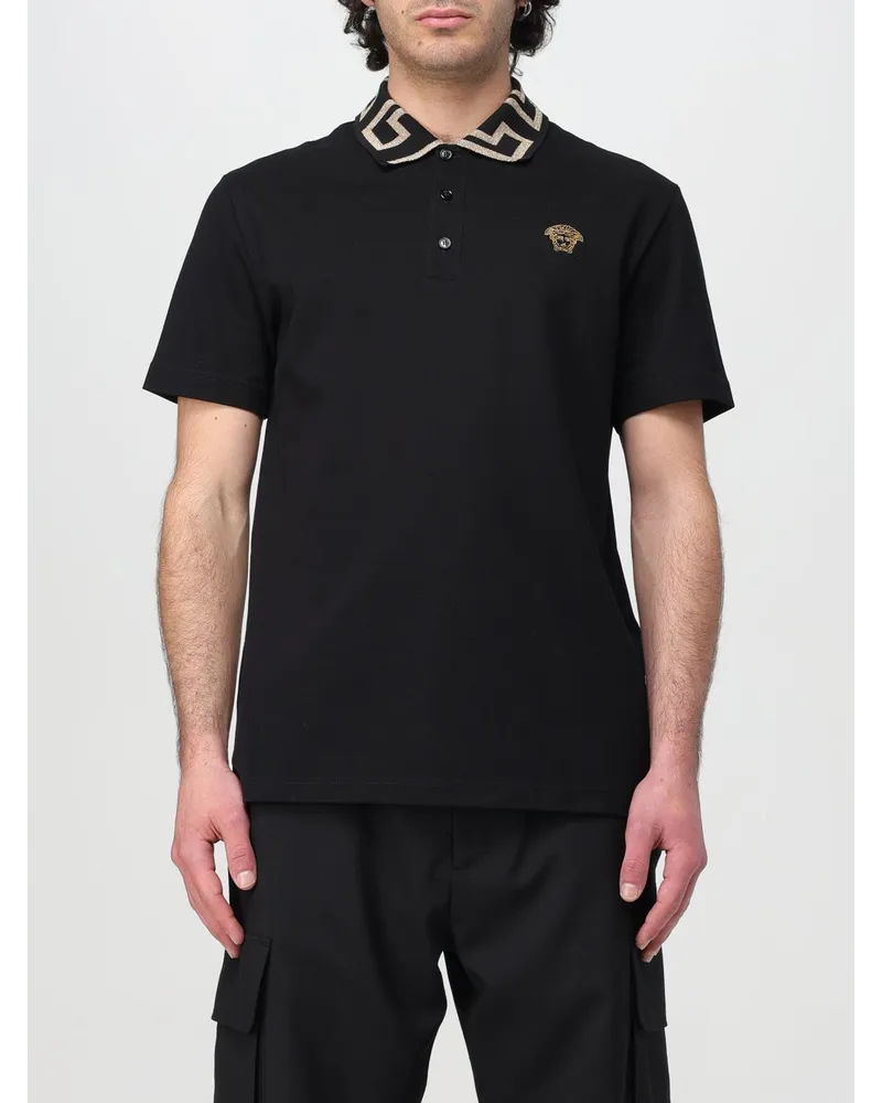 Versace Polo herren Schwarz
