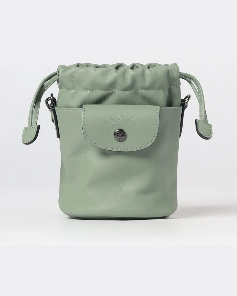 Longchamp Le Pliage Xtra Mini-Beuteltasche von aus Rindsleder Sage