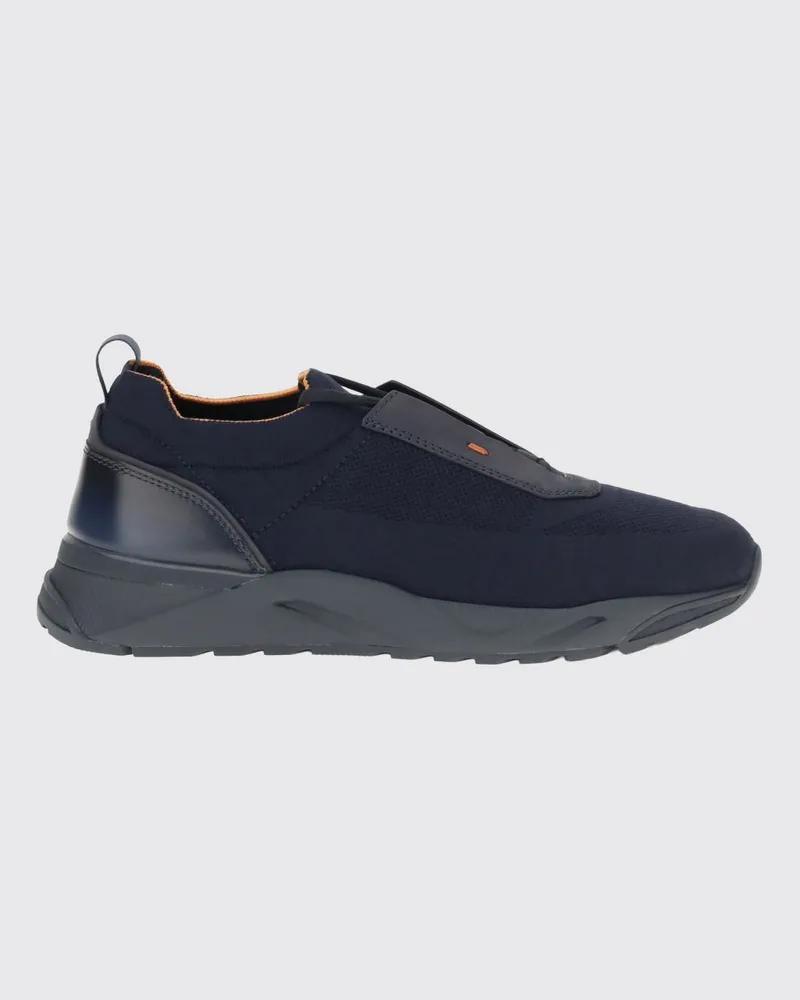Santoni Sneakers herren Blau